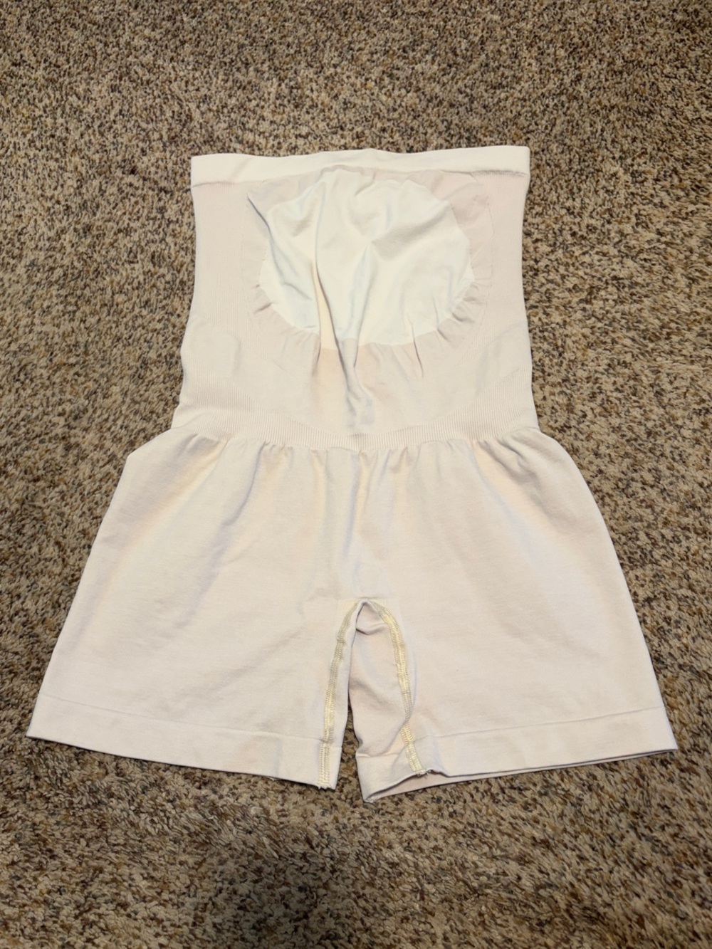 BLANQI Cream High-Waist Shapewear Shorts